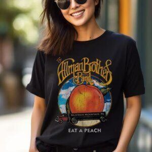 The Allman Brothers Band Eat A Peach T-Shirt, Rock Band Music Shirt